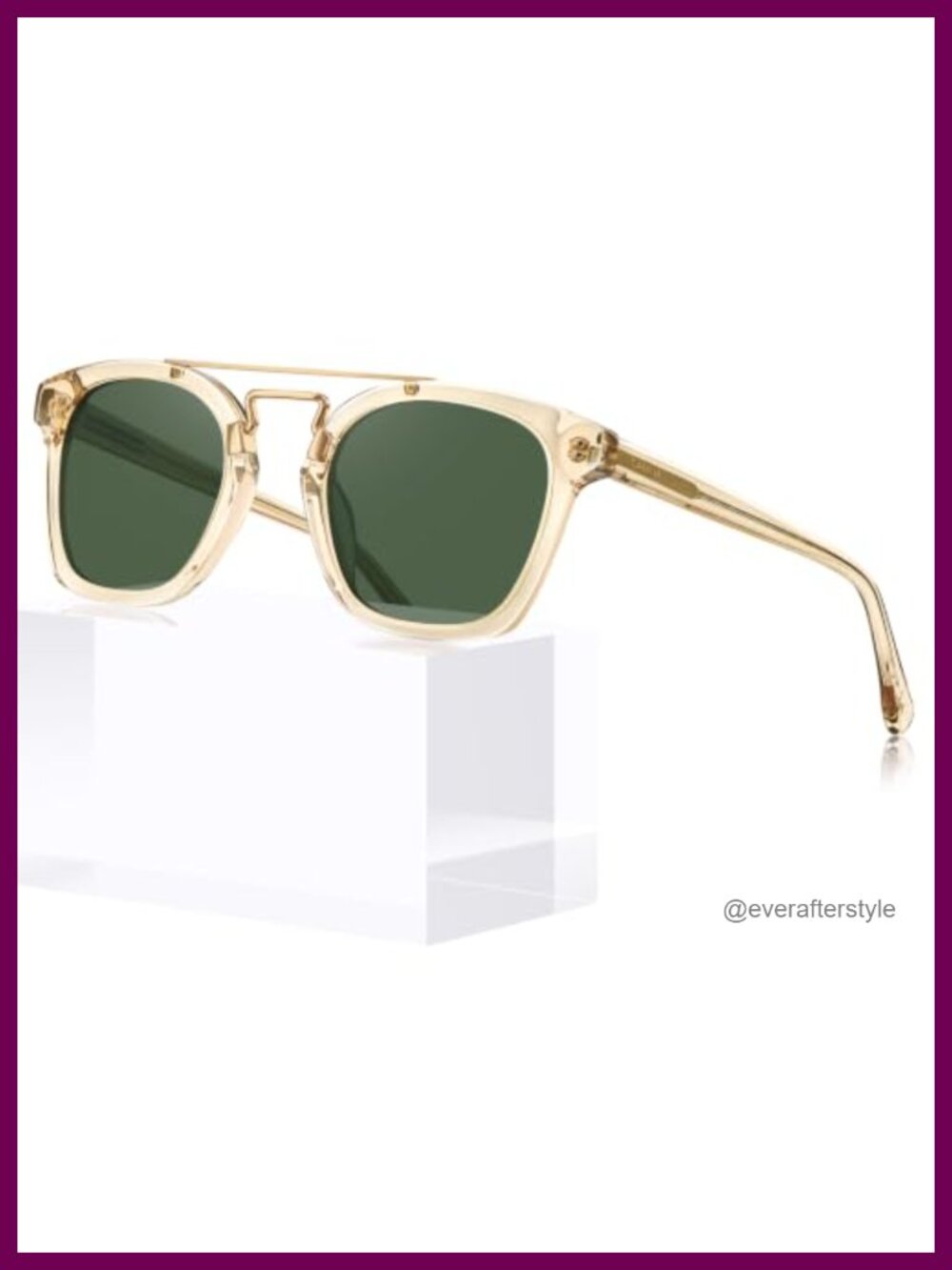 Retro Polarized Acetate Sunglasses Full Frame UV400 TAC Lenses